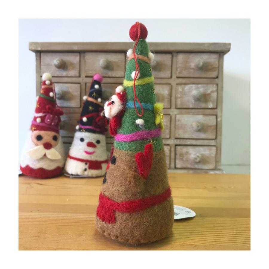 スノーマンとトナカイはラスト1点！Mococo フェルトオーナメントモビール　単品【ネコポス便不可×】 |  | 08