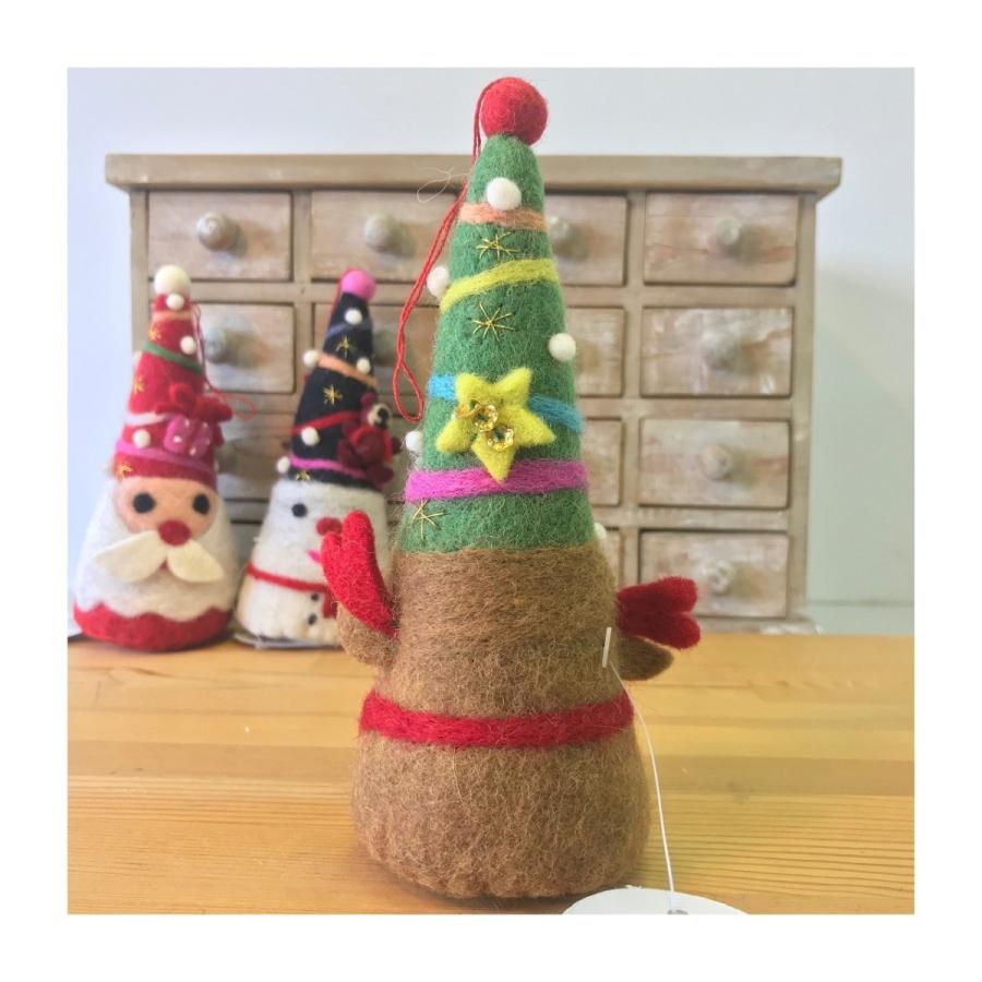 スノーマンとトナカイはラスト1点！Mococo フェルトオーナメントモビール　単品【ネコポス便不可×】 |  | 09