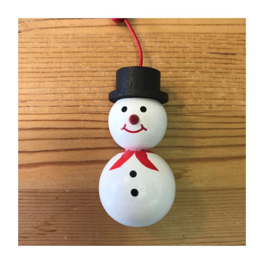 クリスマス ウッドモビール スノーマン【ネコポス便不可×】 |  | 01