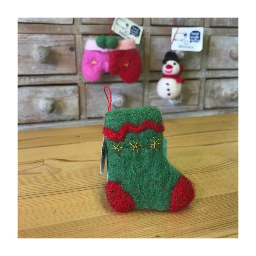 Mococo フェルトオーナメント・クリスマス・モココ 手袋【単品】【ネコポス便可〇】 |  | 03