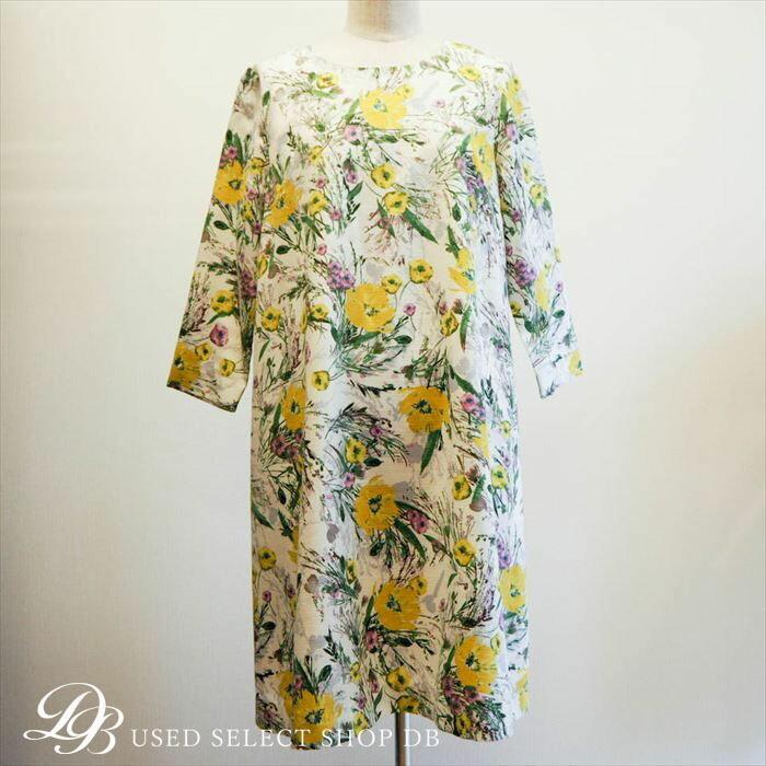中古 Doux Archives ドゥアルシーヴ ワンピース 春 夏 春夏 白系花柄 重ね着 カジュアル タウン リゾート お出かけ デート おしゃれ B0214k023 ブランド古着db 通販 Yahoo ショッピング
