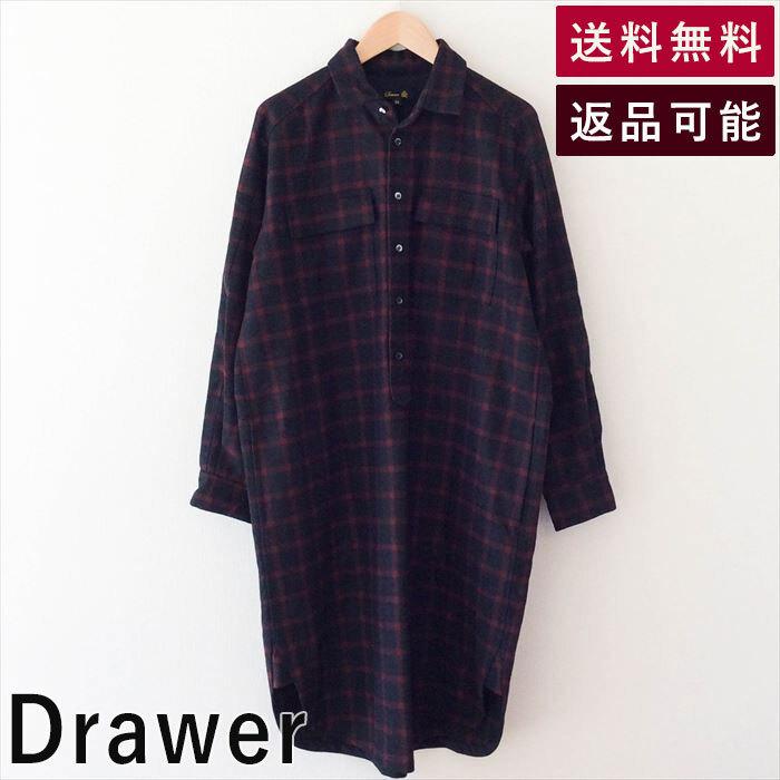 中古 Drawer ドゥロワー ワンピース チェック シャツワンピース 長袖 秋冬 ドロワー ユナイテッドアローズ メゾン ハイブランド セレク C0416m012 0806 ブランド古着db 通販 Yahoo ショッピング