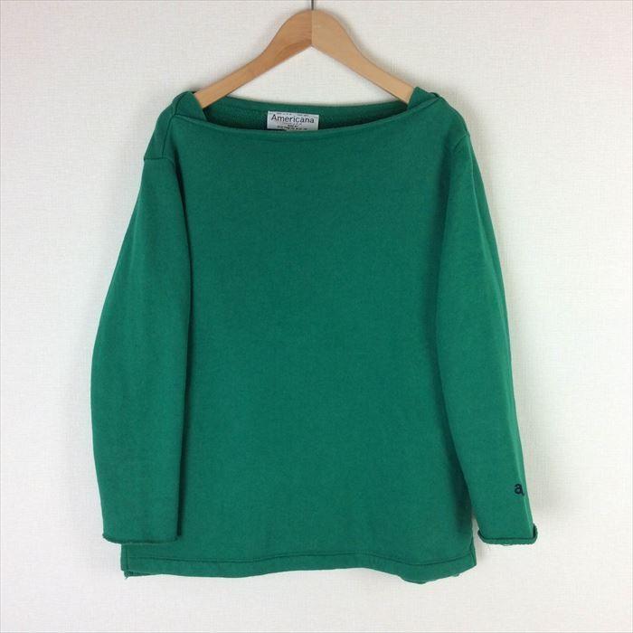 アメリカーナ Americana カットソー グリーン トレーナー スウェット 緑 C19f001 C1226 C19f001 C1226 ブランド古着db 通販 Yahoo ショッピング