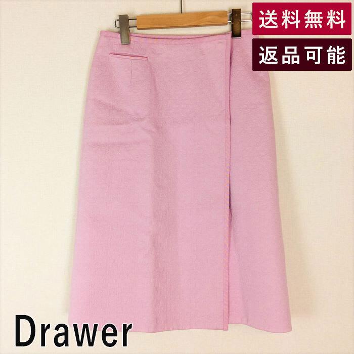 ドゥロワー Drawer スカート ピンク キルト フレアスカート D0831M001  
