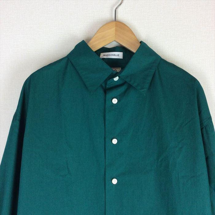 マディソンブルー MADISON BLUE シャツワンピース グリーン 長袖 2018 