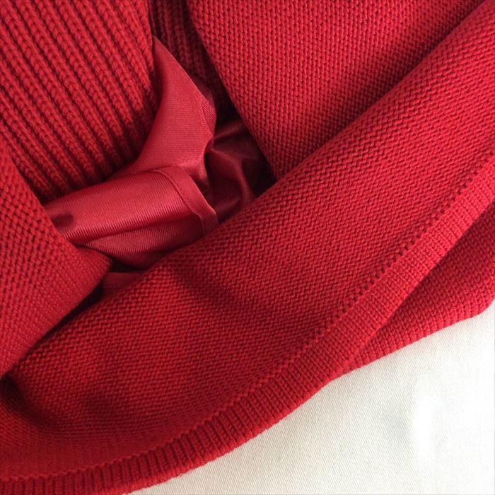 HYKE ハイク スカート 赤 ニットスカート レッド 新品 E0106N056-E0215  