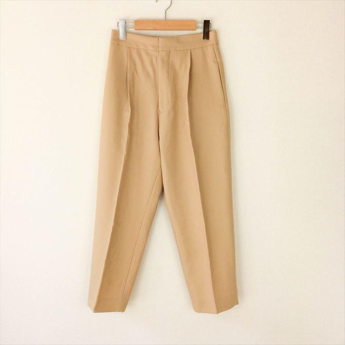 DRAWER ドゥロワー Drawer パンツ ウールトロテーパードタックパンツ 