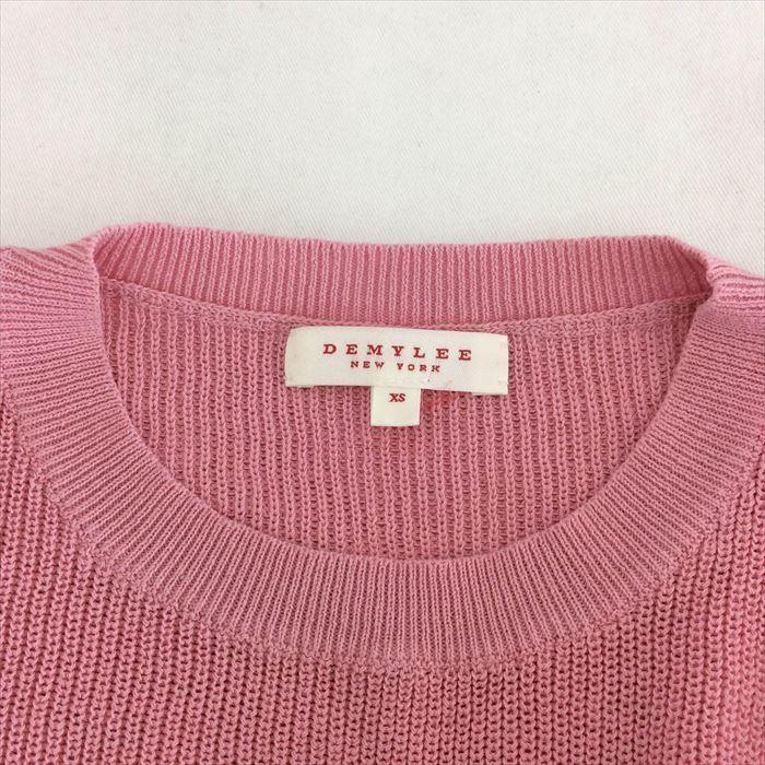 デミリー DEMYLEE ノースリーブニット ローズピンク 未使用 サイズXS 