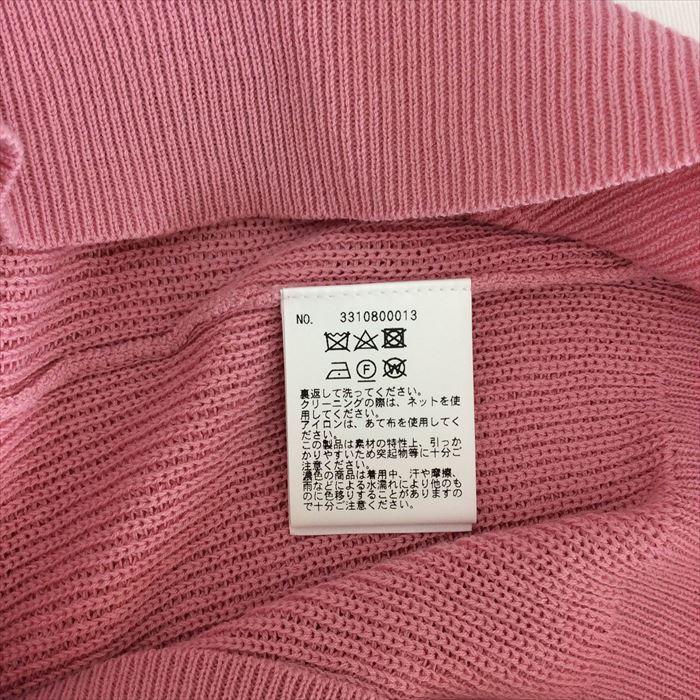 デミリー DEMYLEE ノースリーブニット ローズピンク 未使用 サイズXS 