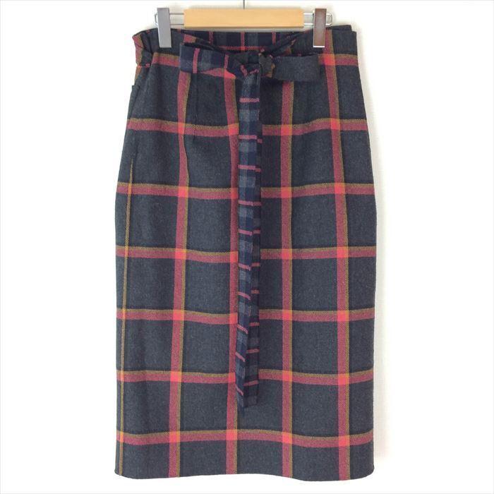 DRAWER チェックスカート DRAWER ドゥロワー Drawer スカート