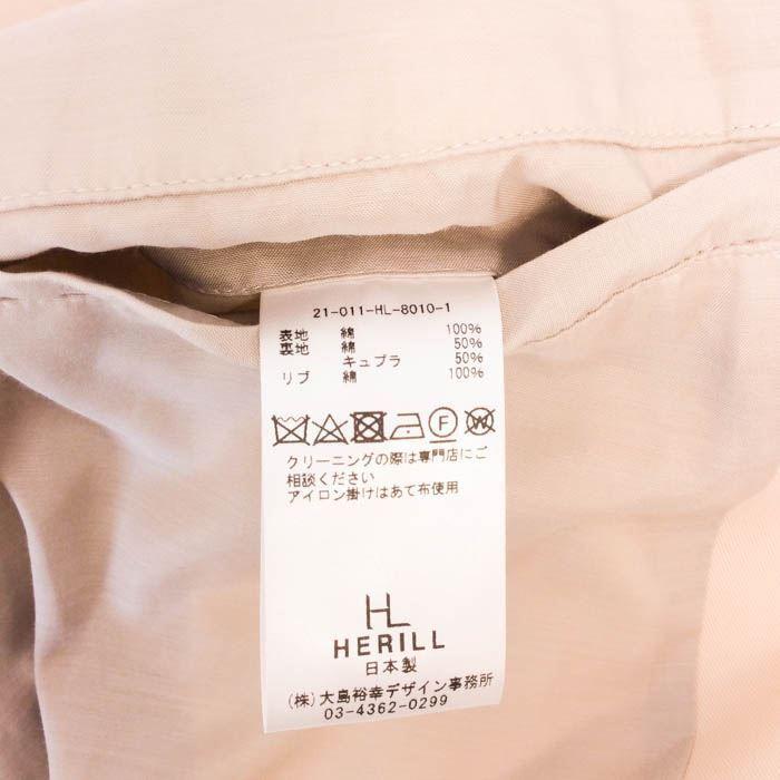 中古 ヘリル HERILL ブルゾン ベージュ ジャンバー レディース 21-011 
