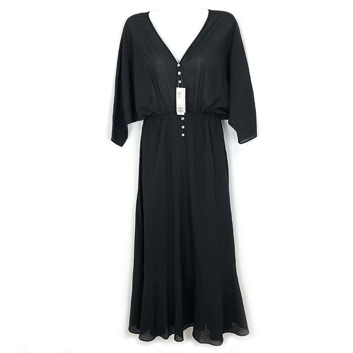 プラージュ Plage Vネックロングワンピース シアー素材 透け感  