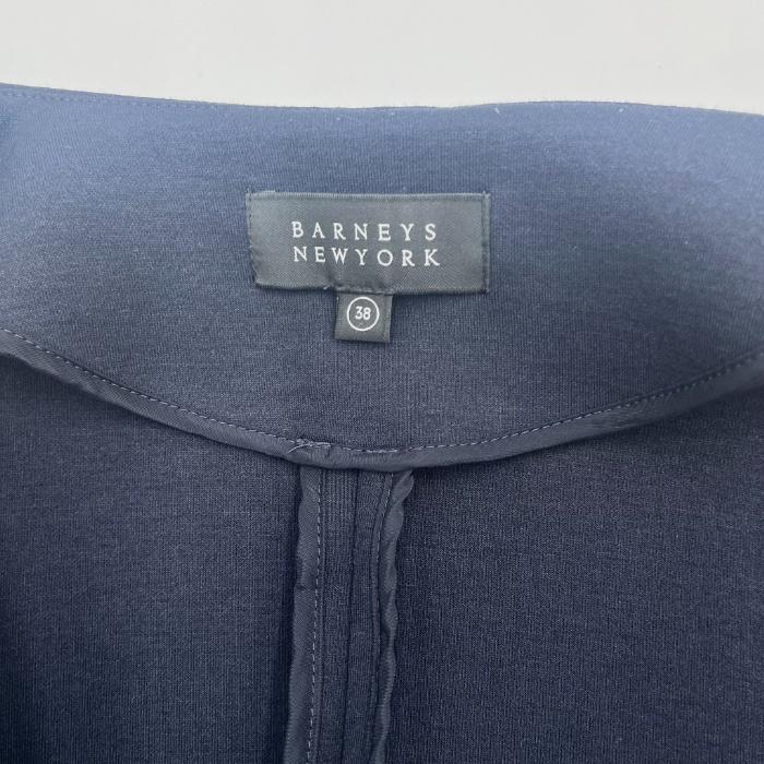 バーニーズニューヨーク BARNEYS NEW YORK ノーカラーコート ポンチ 