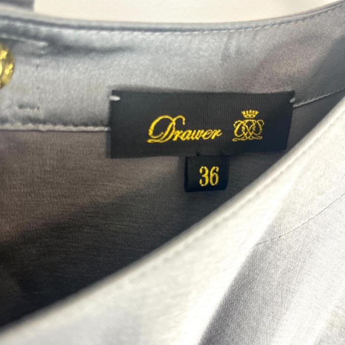 ドゥロワー Drawer ロングワンピース 半袖 ゆったり オーバーサイズ