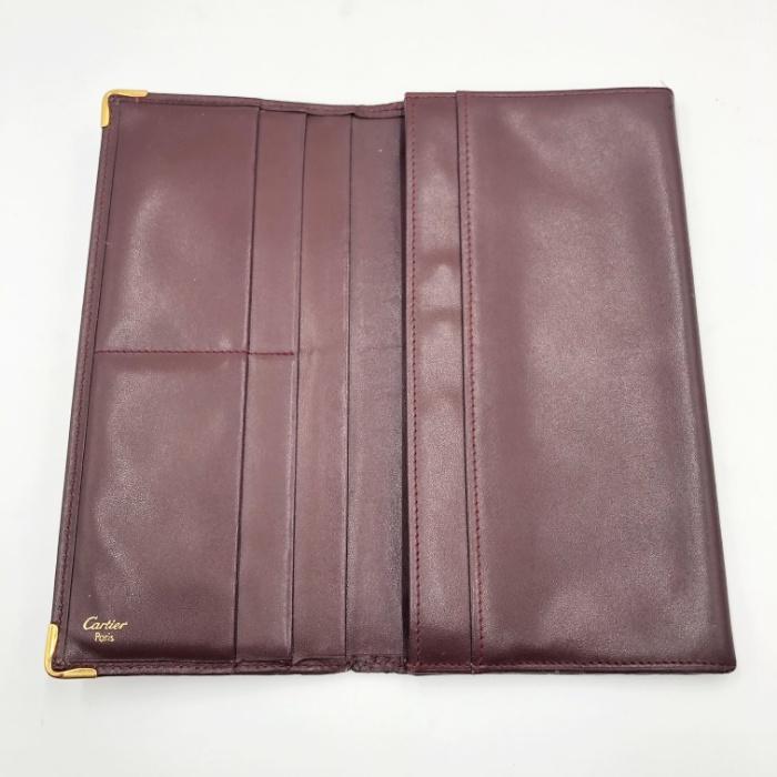 カルティエ Cartier 二つ折り長財布 札 カード収納 高級感 ロゴ カルティエ Cartier 二つ折り長財布 札 カード収納 高級感 ロゴ