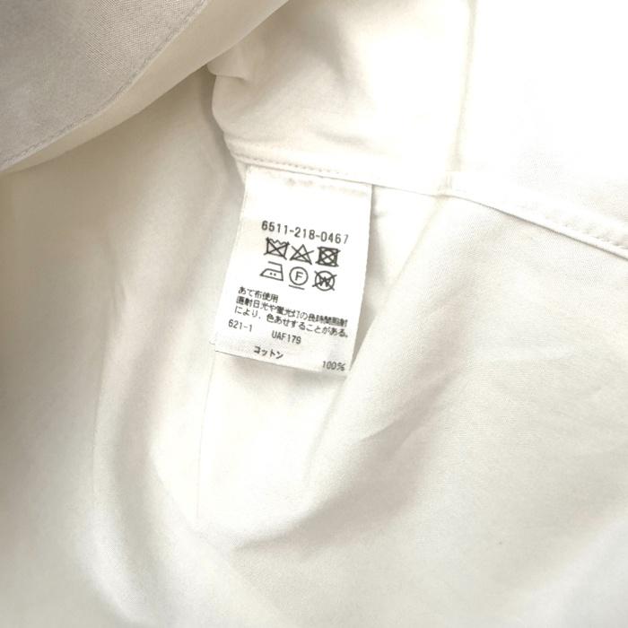 ドゥロワー Drawer コットンブザムスタンドカラーシャツ シンプル バイ