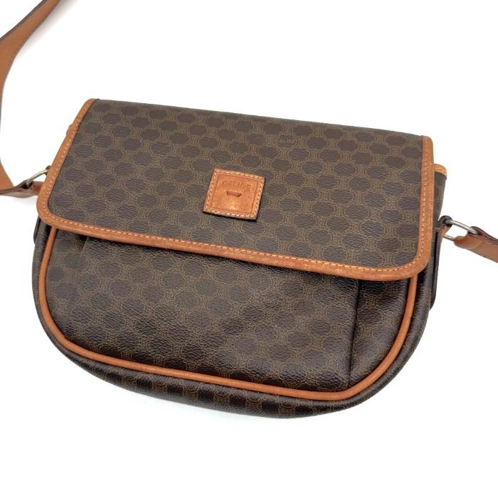 セリーヌ CELINE ショルダーバッグ ポシェット マカダム 柄 セリーヌ CELINE ショルダーバッグ ポシェット マカダム 柄