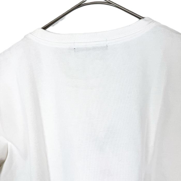 ドゥロワー Drawer コットンTシャツ ロゴプリント カジュアル オフ
