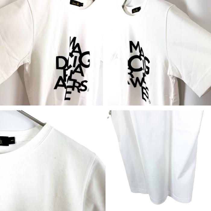 Drawer - ドゥロワー  Tシャツ ドゥロワー Drawer コットンTシャツ ロゴプリント カジュアル オフ