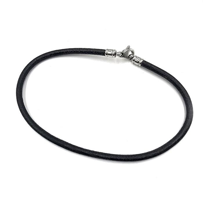 ブルガリ BVLGARI チョーカー レザー ブレスレット シンプル ブラック 