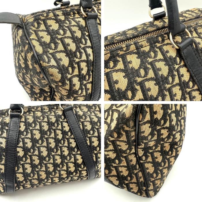 ディオール DIOR ミニボストンバッグ トロッター ロゴ総柄