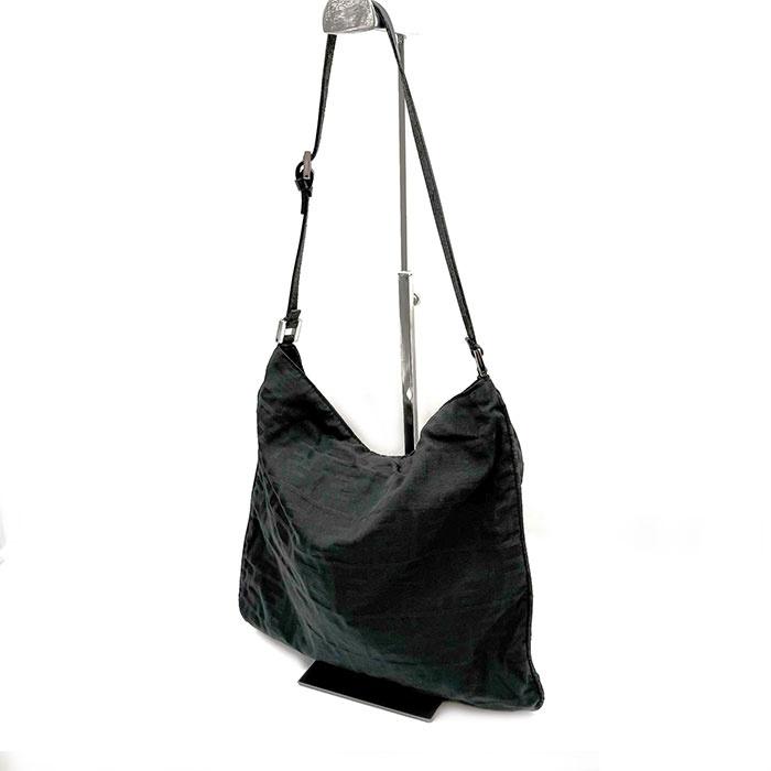 フェンディ FENDI トートバッグ ズッカ柄 ロゴ マチ無し ワン