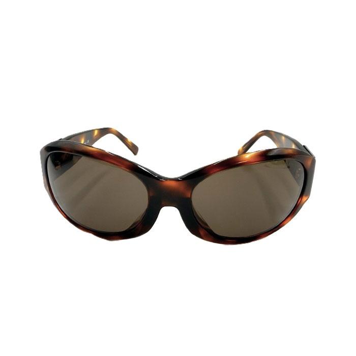 シャネル CHANEL サングラス サイドロゴ付き べっ甲 ブラウン系 箱付き  