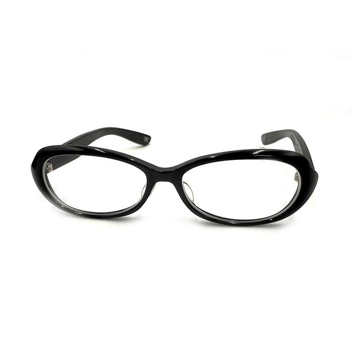 ボッテガヴェネタ BOTTEGA VENETA めがね 眼鏡 メガネ 度入り 黒縁 黒