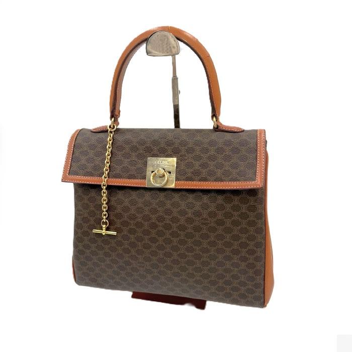 セリーヌ CELINE ハンドバッグ マカダム 柄 チェーン おしゃれ