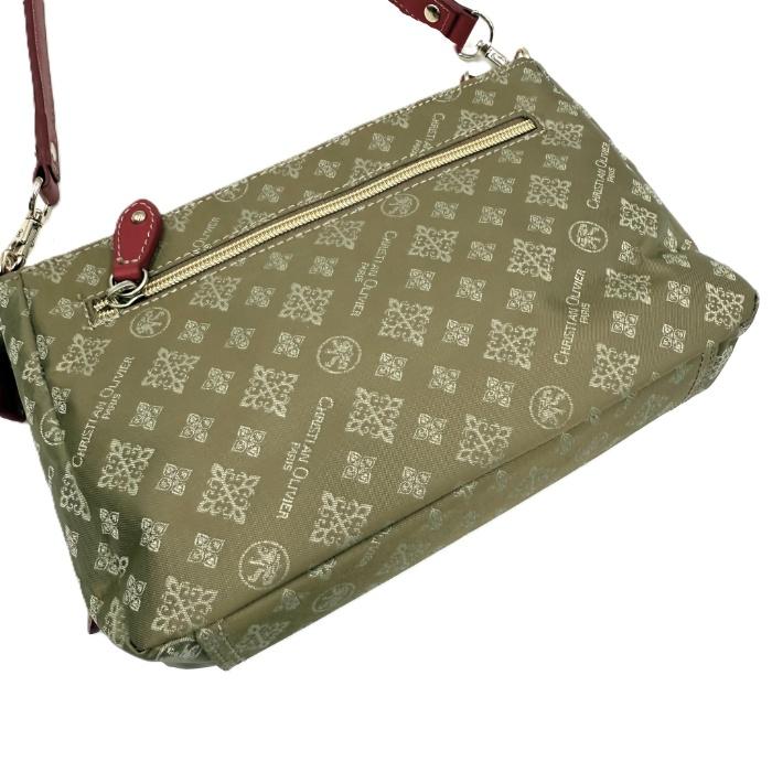 クリスチャンオリビエ ハンドバッグ 財布 2wayバッグ バイカラー 