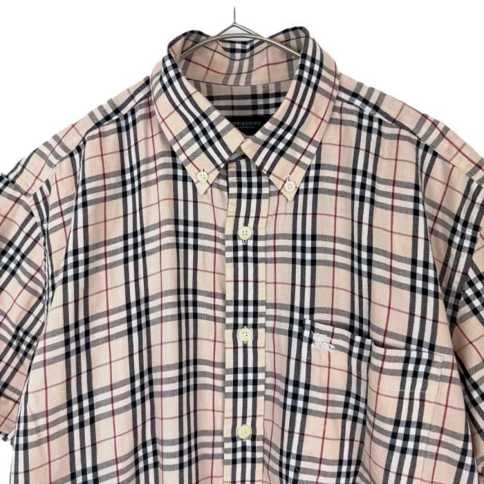 BURBERRY（バーバリー） 半袖シャツ 定番チェック柄 ロゴ刺しゅう