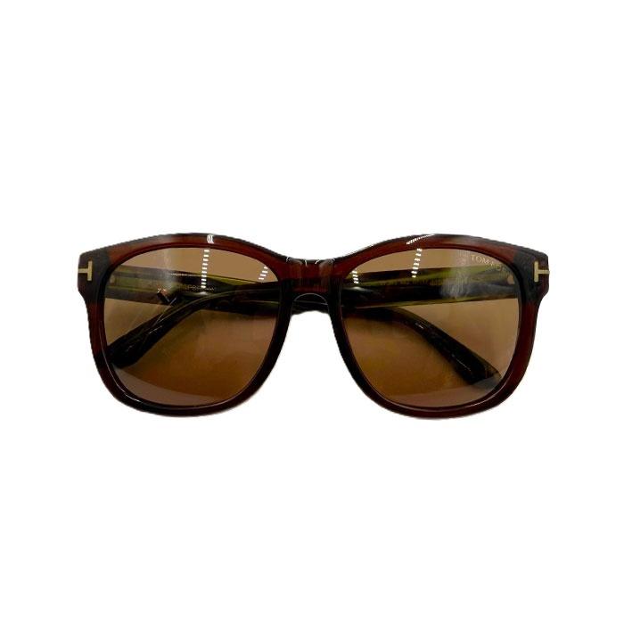 トムフォード TOM FORD サングラス バイカラー 大きめレンズ ブラウン  