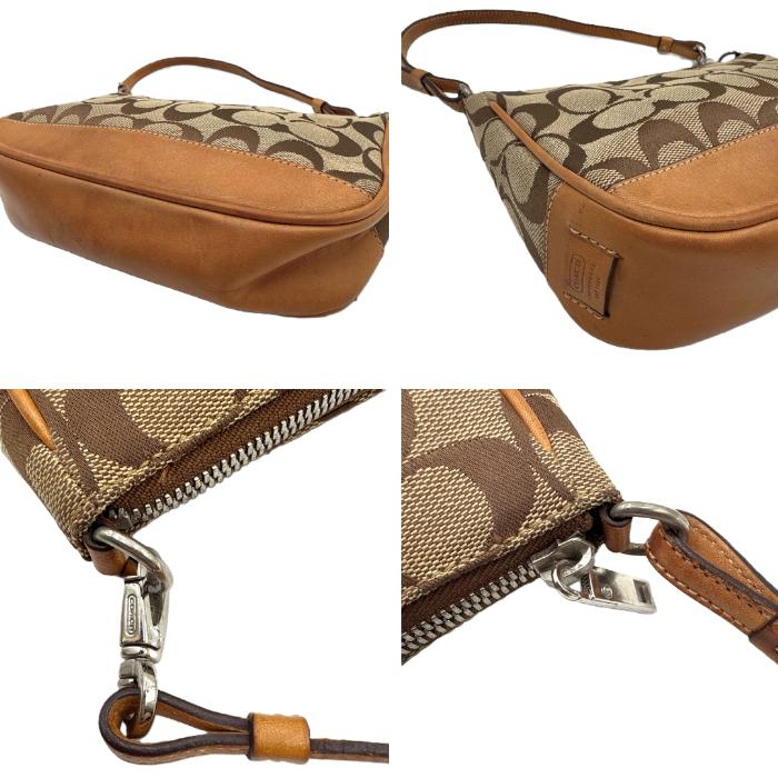 ⭐︎未使用⭐︎ COACH コーチ　アクセサリーポーチ　ミニバッグ　シグネチャー コーチ COACH ミニバッグ アクセサリーポーチ シグネチャー