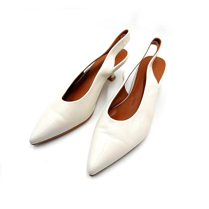 slobe iena バックスリングパンプス　23.0 スローブイエナ SLOBE IENA パンプス バックスリング 5cmヒール オフ