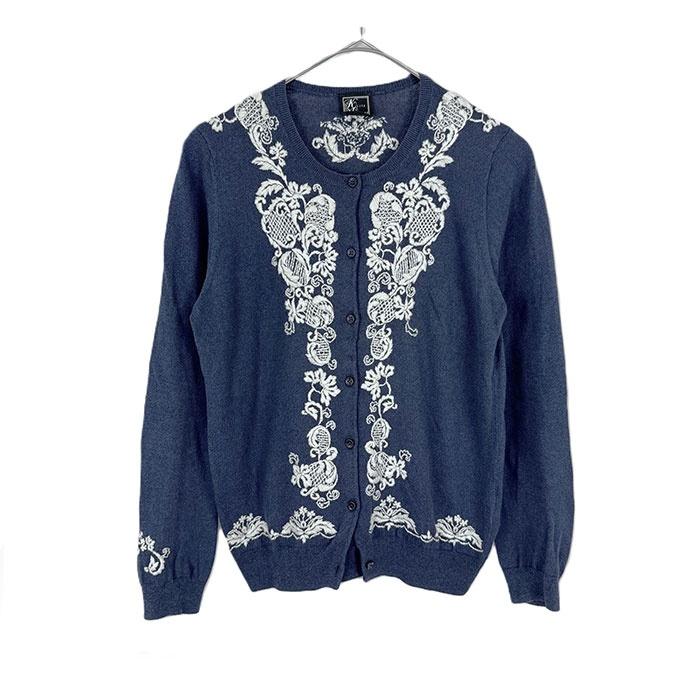 ケイタマルヤマ　KEITA MARUYAMA カーディガン ケイタマルヤマ KEITA MARUYAMA 刺しゅうカーディガン クルー