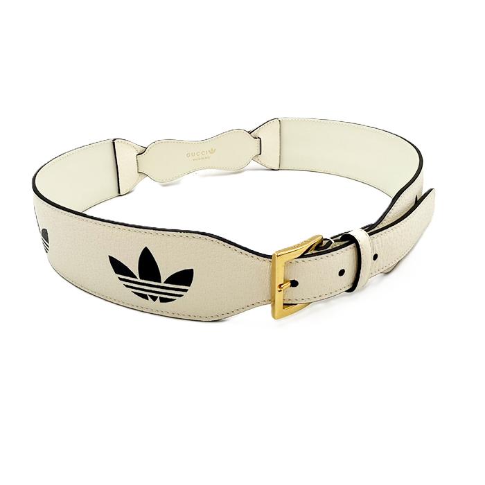GUCCI × adidas グッチ アディダス コラボ ベルト ホワイト 送料無料