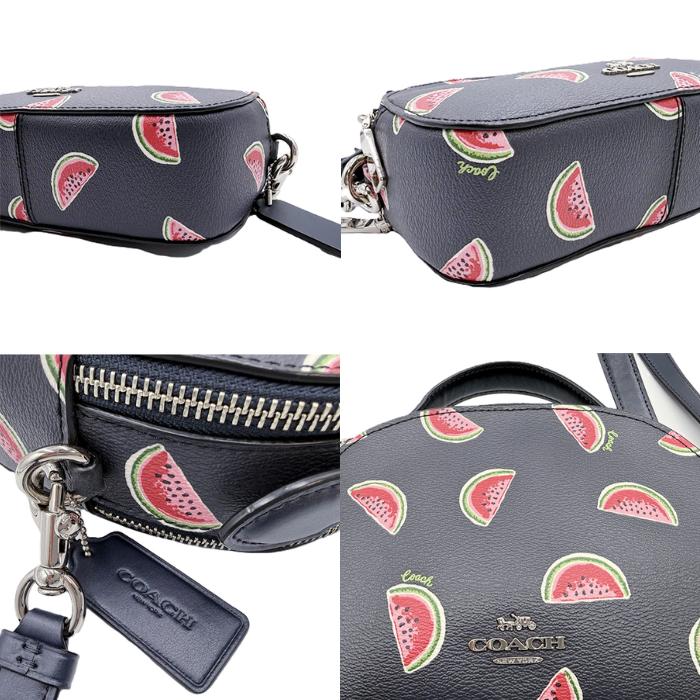d*4様 coach スイカ ケース ミニバック COACH コーチ スイカ柄 ショルダーバッグ 2WAY ミニバッグ 斜めがけ