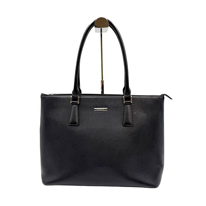 BURBERRY バーバリー トートバッグ ブラック レザー A4収納可能 送料