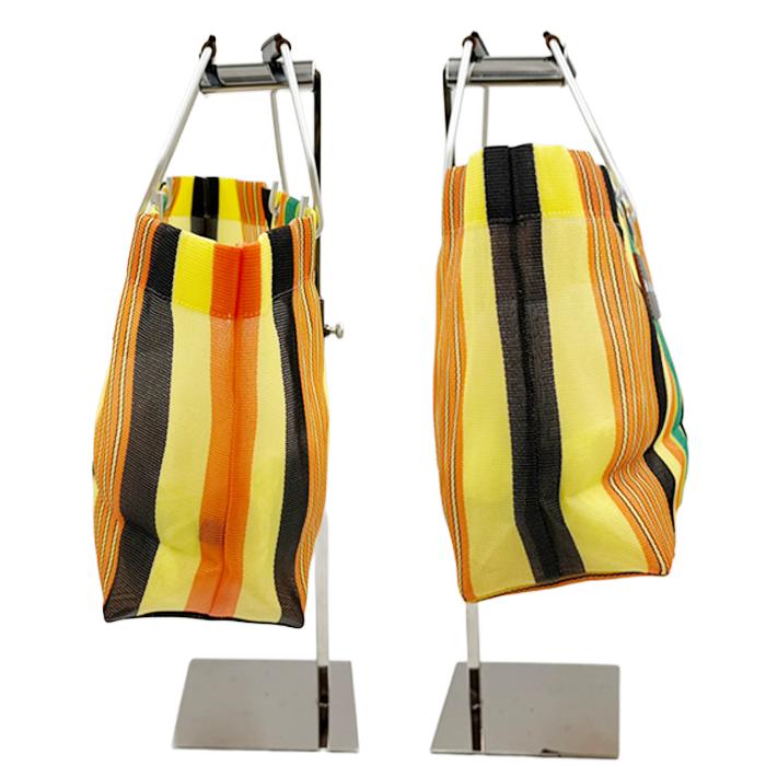 MARNI マルニ ストライプ ニットトートバッグ マルチカラー ハンドバッグ MARNI マルニ ストライプ トートバッグ マルチカラー ハンドバッグ