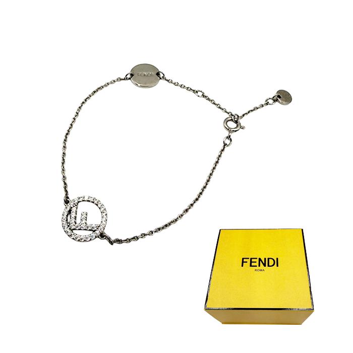 フェンディ FENDI ブレスレット エフイズフェンディ シルバー FFロゴ