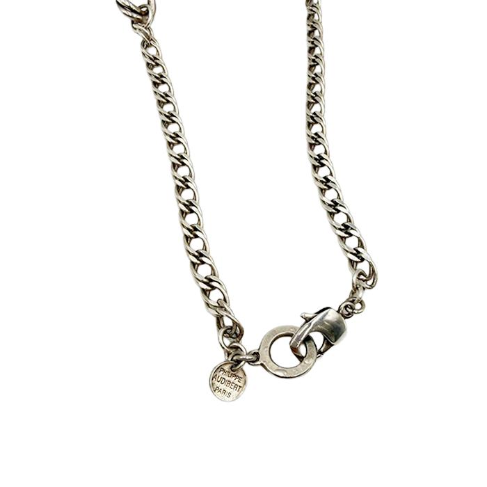 ✨美品✨PHILIPPE AUDIBERT ネックレス ボールチェーン シルバー フィリップオーディベール PHILIPPE AUDIBERT ネックレス シルバー