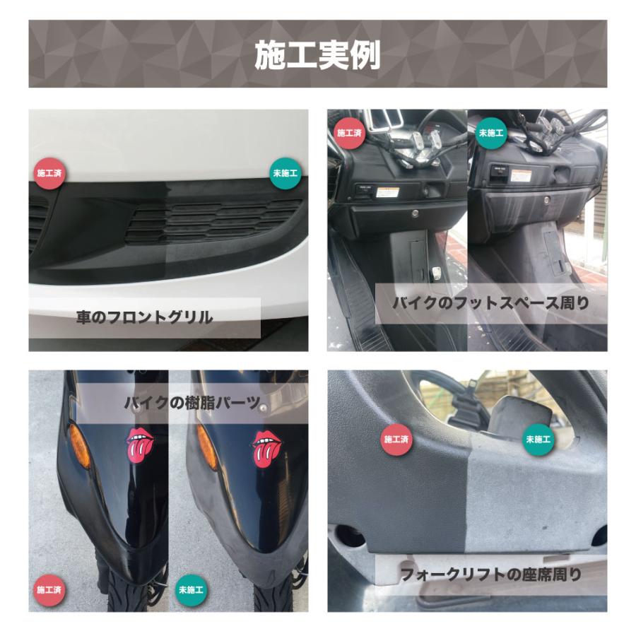 【送料無料】外装樹脂パーツ 艶出し I’ll be Black 30ml スポンジ・クロス付き ツヤ復活 未塗装樹脂コーティング |  | 04