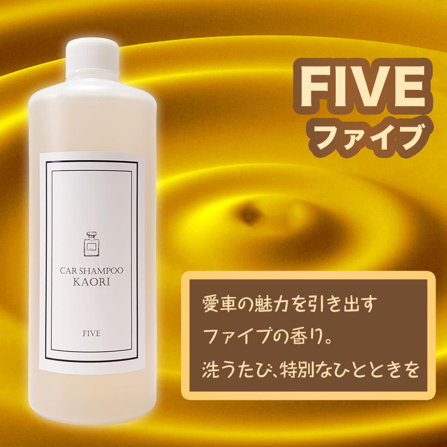 香りが広がるカーシャンプー KAORI 500ml 中性タイプ 全塗装色対応 全6