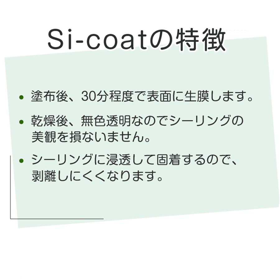 シリコンコーキング専用 防カビ防止 汚染防止剤 Si・コート 100ml (30m用) 水まわり防カビ キッチン 浴室 洗面台 パッキン 汚れ 防止｜dc-lab｜05