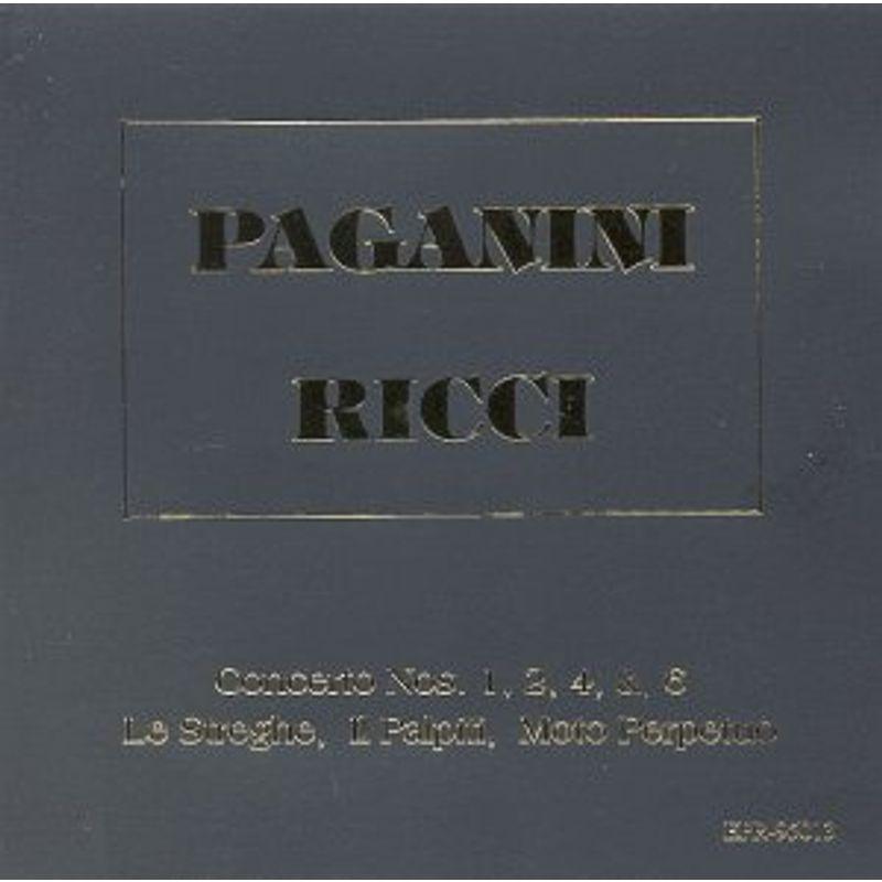 Paganini Violin Concertos Etc Woss Ricci クラシック Woss Mordini Ricci Et Al 003 Dcストア