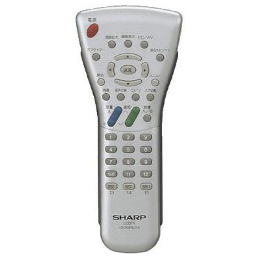 シャープ その他・家電周辺 テレビ【LC-20K1-S】用リモコン【GA266WJSA】 0106380158 | 