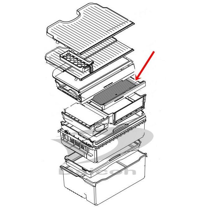 三菱 M20WW9498[その他・家電周辺]冷蔵庫【MR-JX48LY,MR-JX53Y,MR