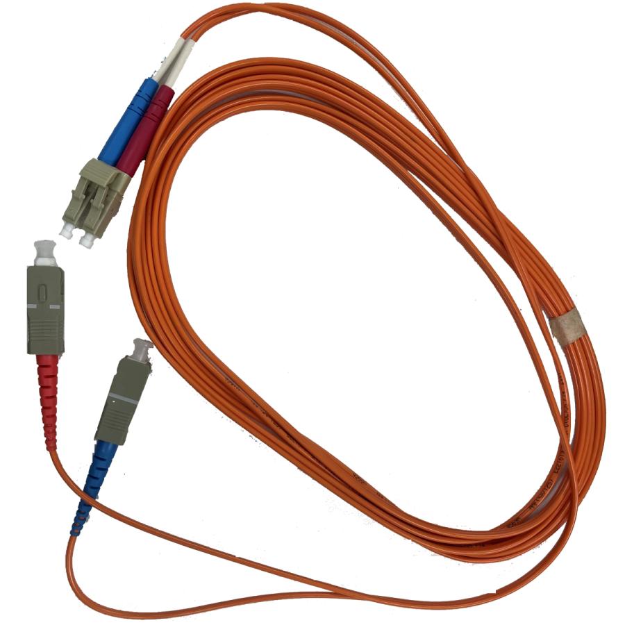 光ファイバー 延長ケーブル マルチモードGI 50/125μm 2芯 SC/LC 3M