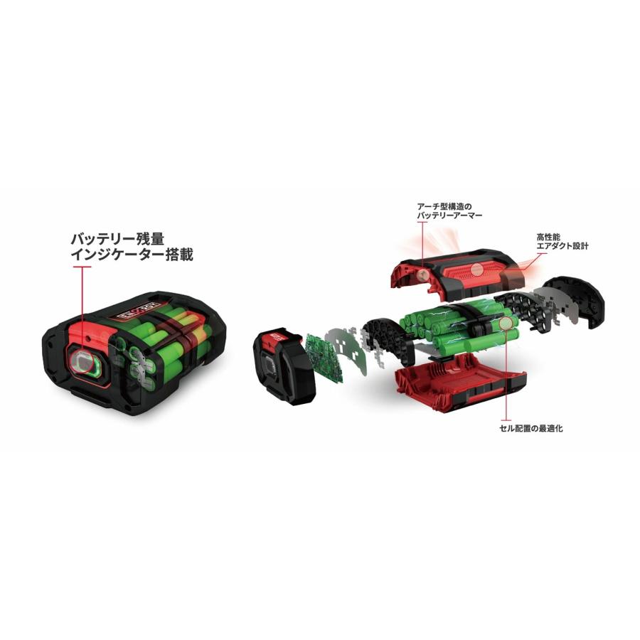 DCK 58V リチウムイオンバッテリ KDBL |  | 02