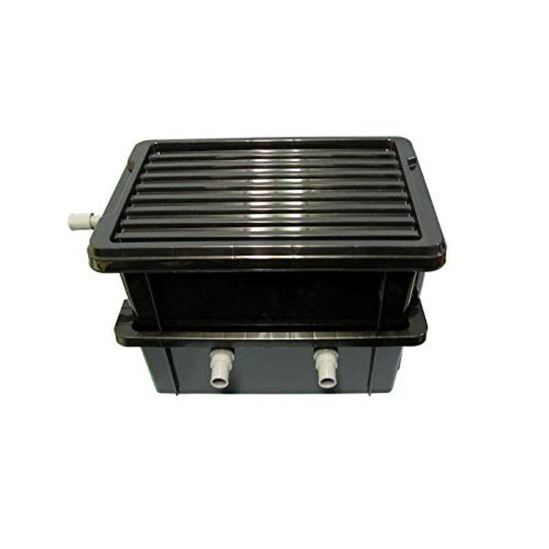 ろ過装置2段型 金魚メダカ用 フィルター ポンプ ろ材 熱帯魚 アクアリウム用品 箱プラ